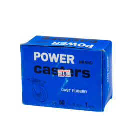 ล้อยางชุดแป้นหมุน POWER 2" สีดำ (เหรียญทอง)